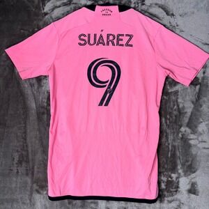 Adidas Inter Miami Suarez #9 AEROREADY Jersey Pink Men’s Medium NWT